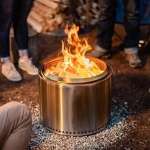 Solo-Stove-Bonfire-Fire-Pit-Large-19 5-Inch-Stainless-Steel-Outdoor-Smokeless-Firepit