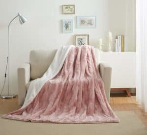 Tache-50x60-Faux-Fur-Blush-Light-Dusty-Rose-Gold-Pink-Super-Soft-Warm-Throw-Blanket
