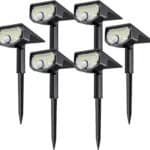 AloftSun Motion Sensor Solar Landscape Spotlights