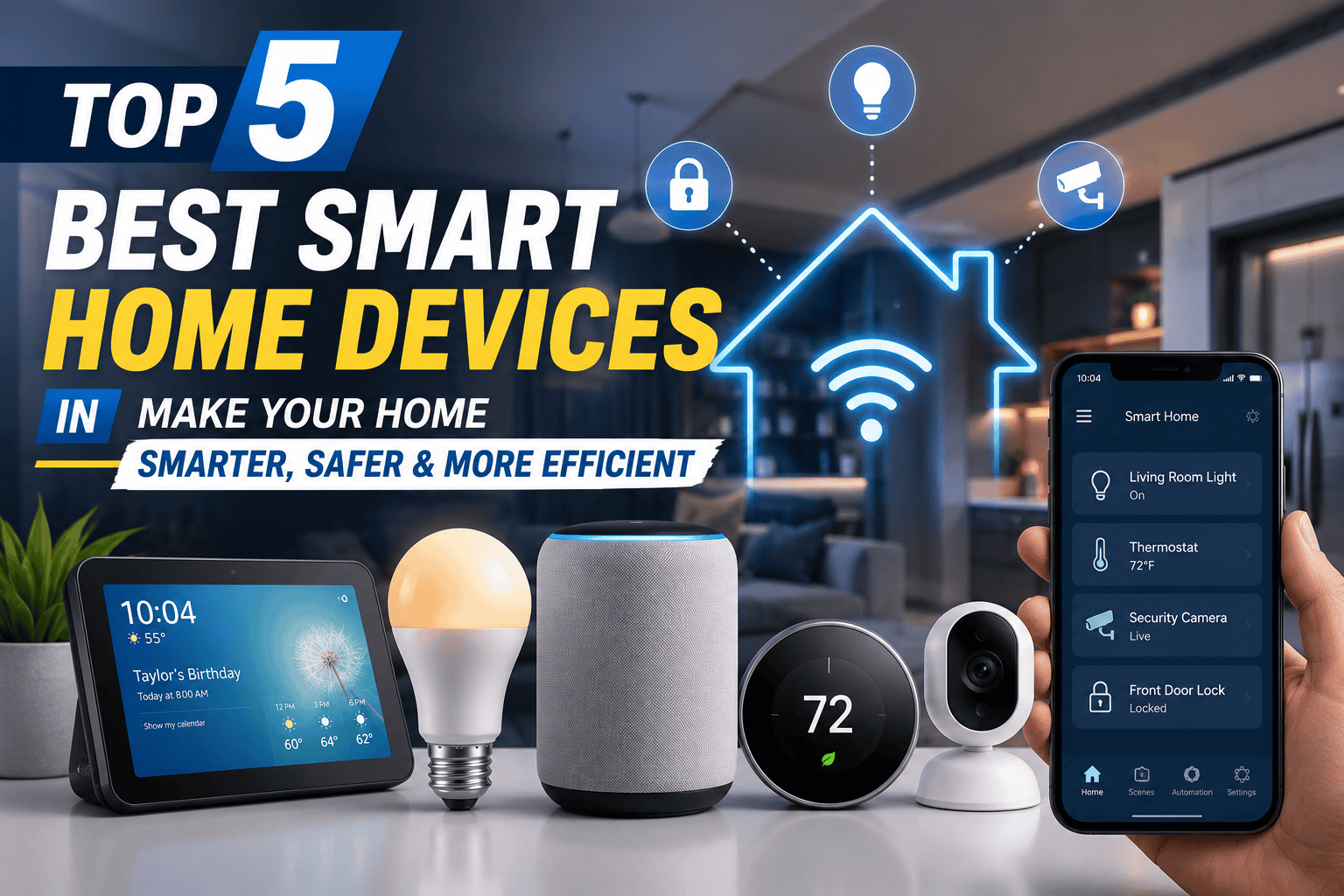 Top Device Me Top 5 Best Smart Home Devices in 2026 – Make Your Home
