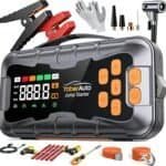YaberAuto 16-in-1 Jump Starter with Air Compressor