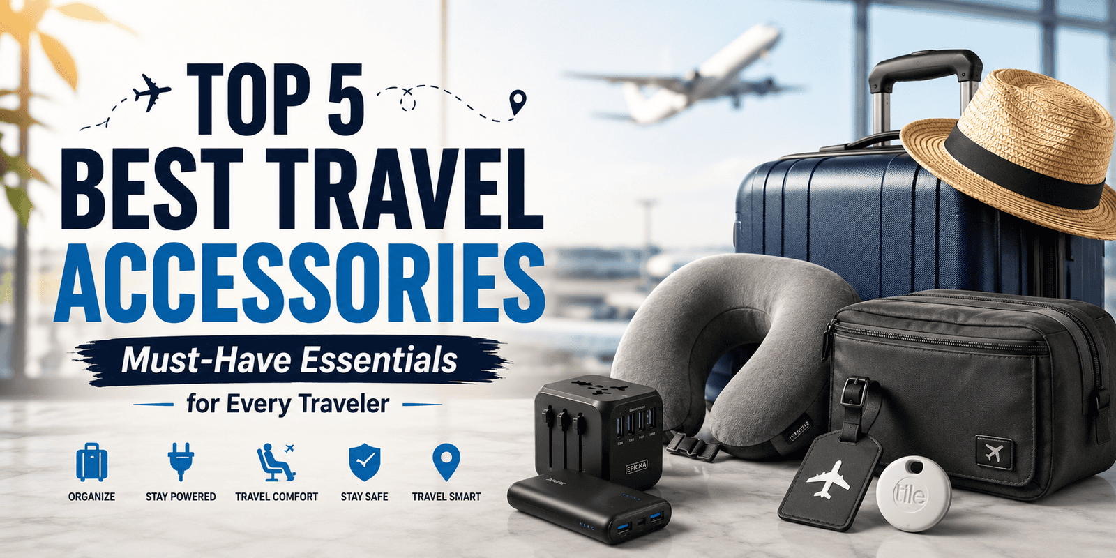 Top 5 Best Travel Accessories Must-Have Essentials Every Traveler