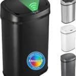 iTouchless 13 Gallon Oval Sensor Trash Can