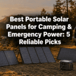 Best Portable Solar Panels for Camping & Emergency Power: 5 Reliable Picks Best Portable Solar Panels for Camping & Emergency Power: 5 Reliable Picks